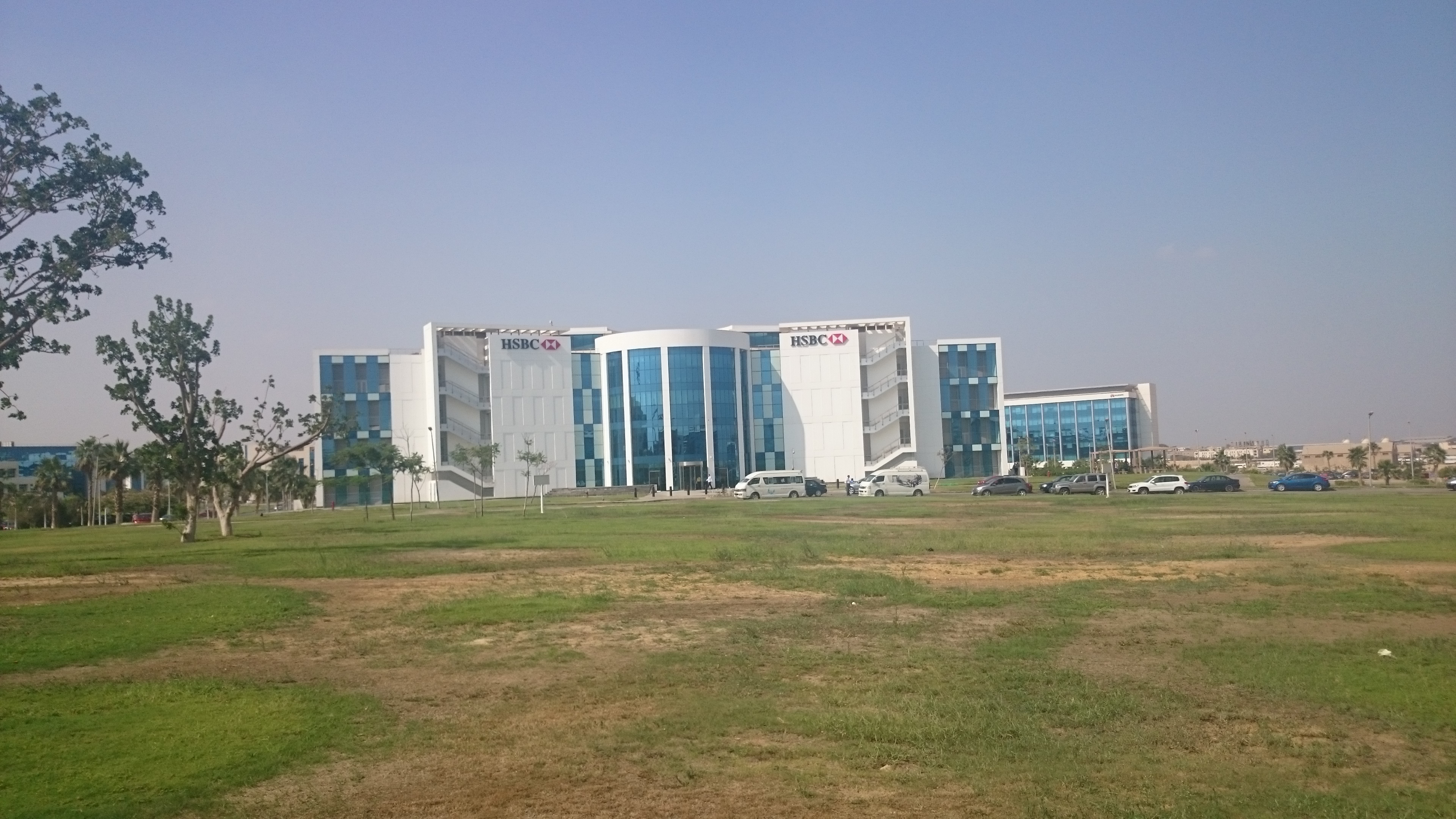 HSBC Bank Egypt headquarters building in Giza Smart Village