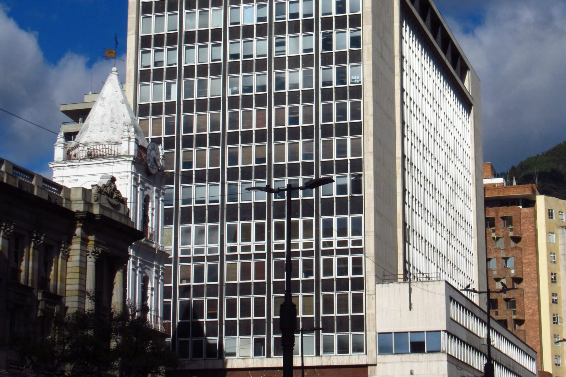 Banco de la Republica tower in Bogota, Colombia