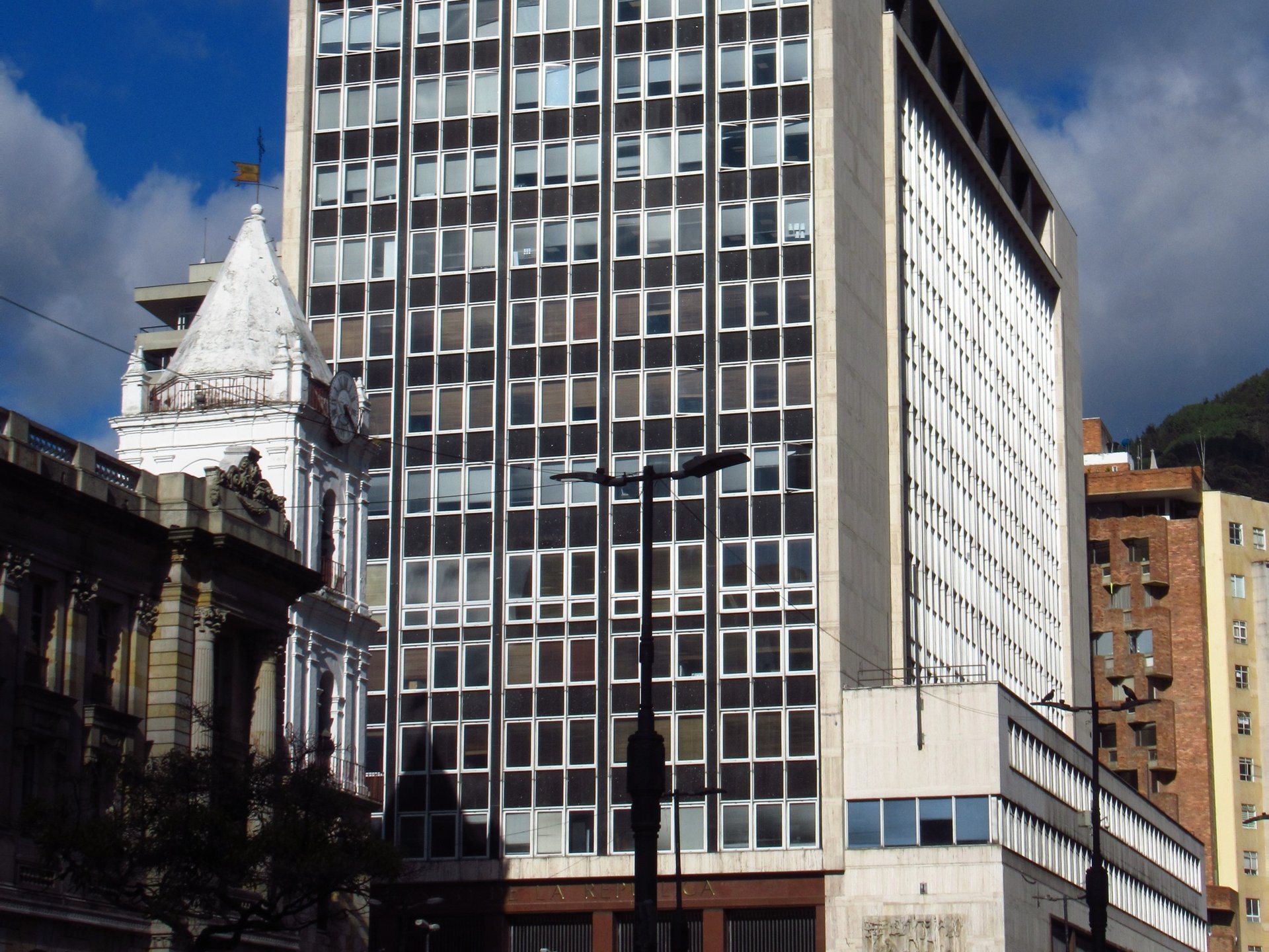 Banco de la República tower in Bogotá, Colombia