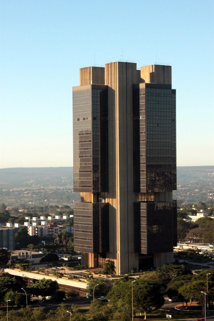 Brazil's central bank building, where the Copom sets the Selic rate