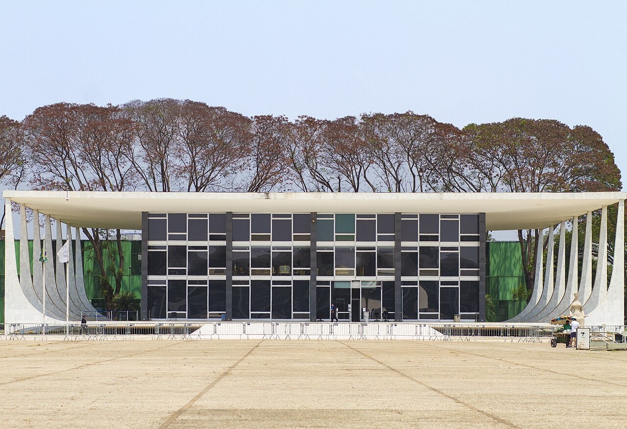 The Supreme Federal Court in Brasilia, hearing the case on taxing Brazilian companies foreign profits