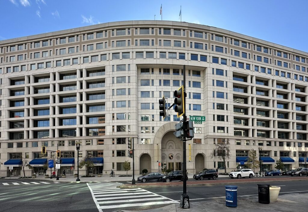 IDB headquarters building in Washington D.C.
