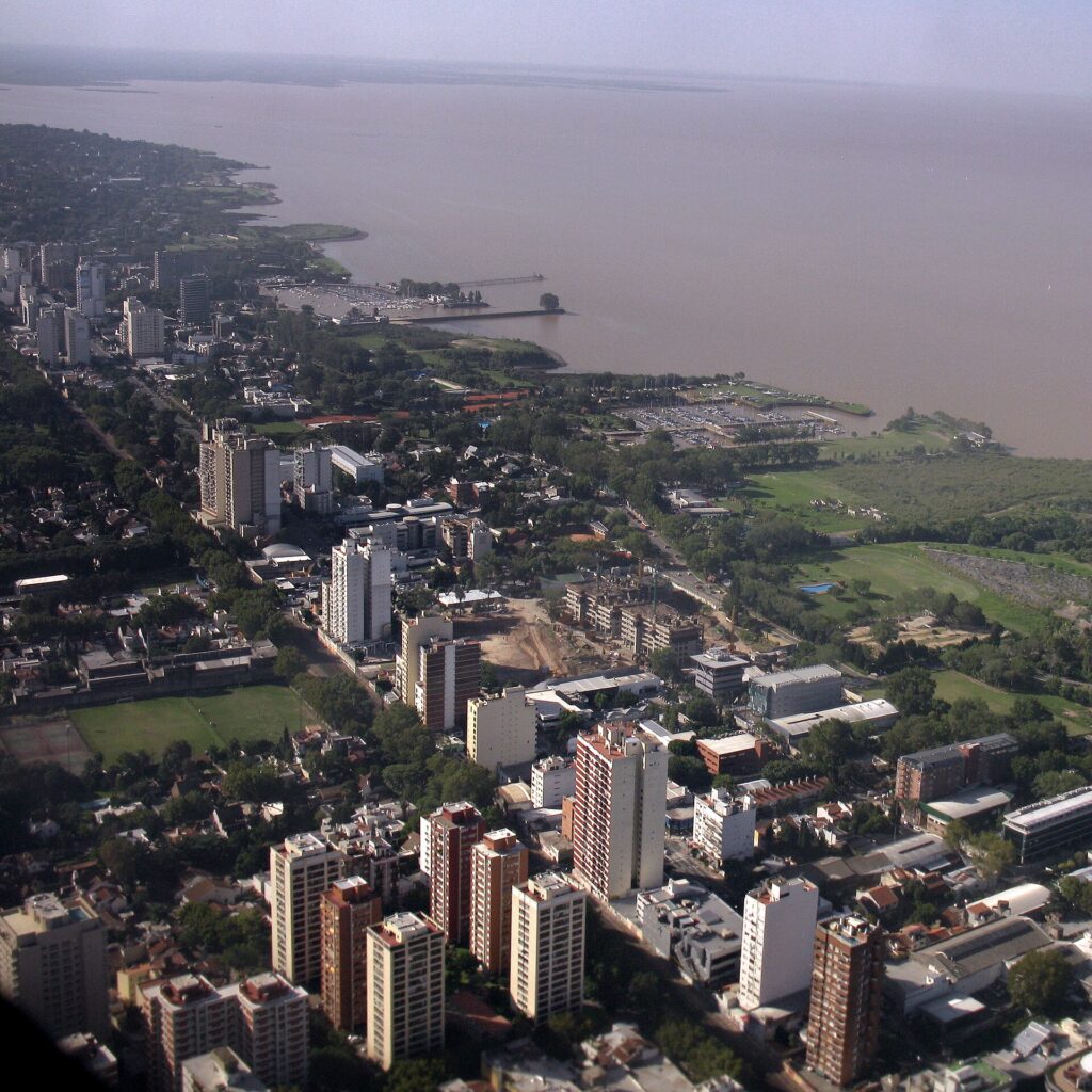 The Río de la Plata waterfront in Buenos Aires