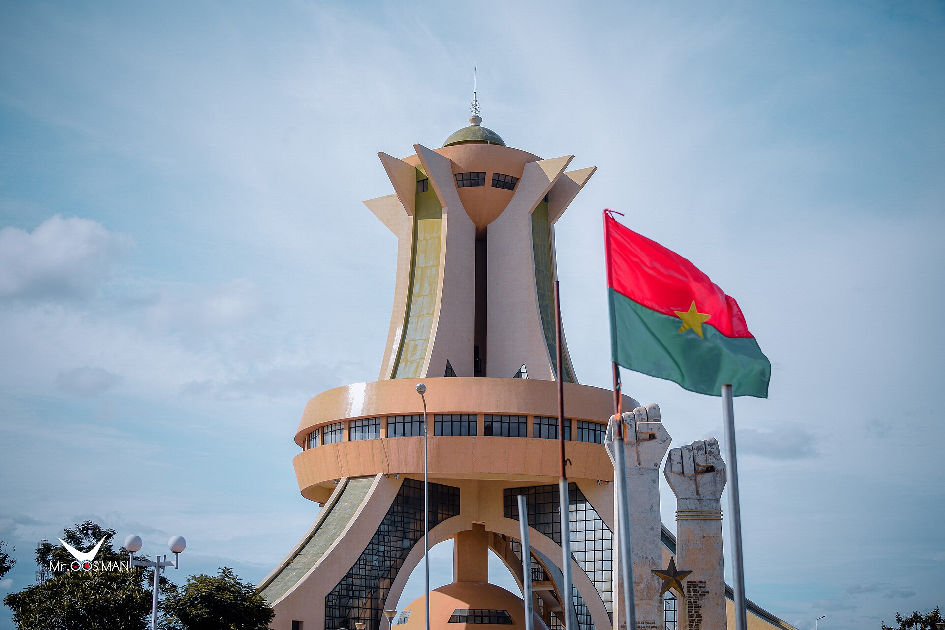 Monument aux Héros Nationaux in Ouagadougou, symbol of Burkina Faso