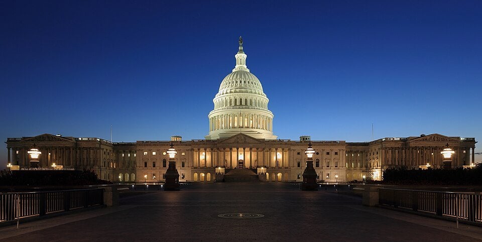 The US Capitol in Washington, where Canadian and American negotiators worked to the tariff deadline