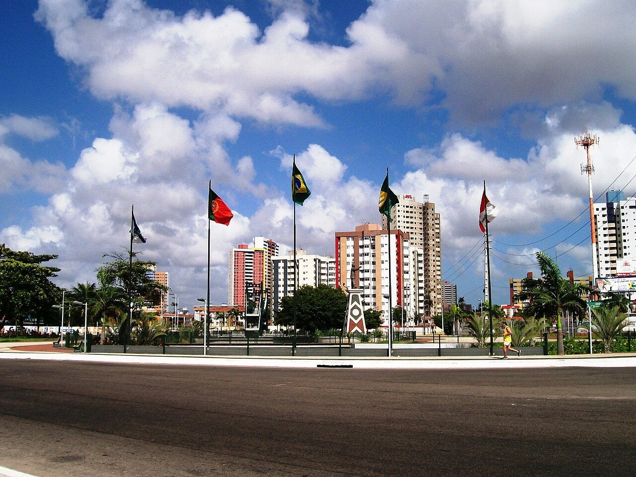 The entrance to Fortaleza, the state capital the Cear governor polls disagree about