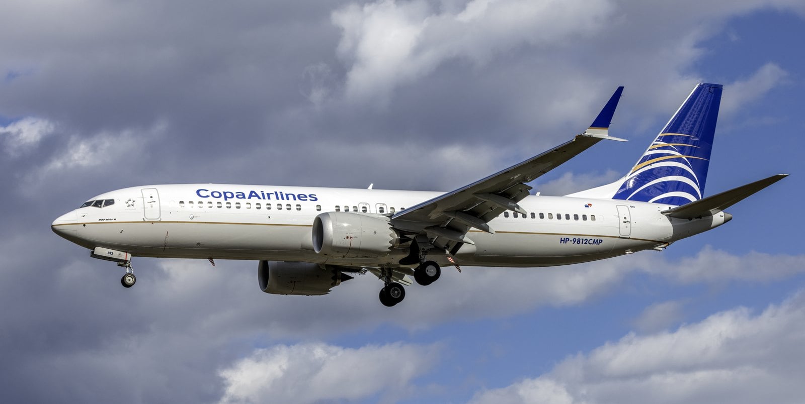 A Copa Airlines Boeing 737 in flight.