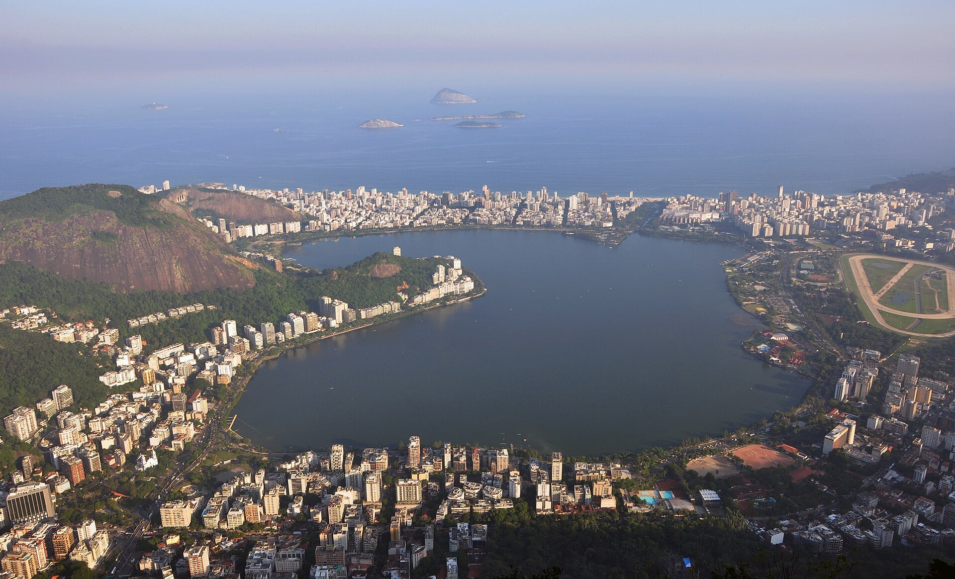 Rio's Rodrigo de Freitas lagoon, venue of the free Festival Harmonia