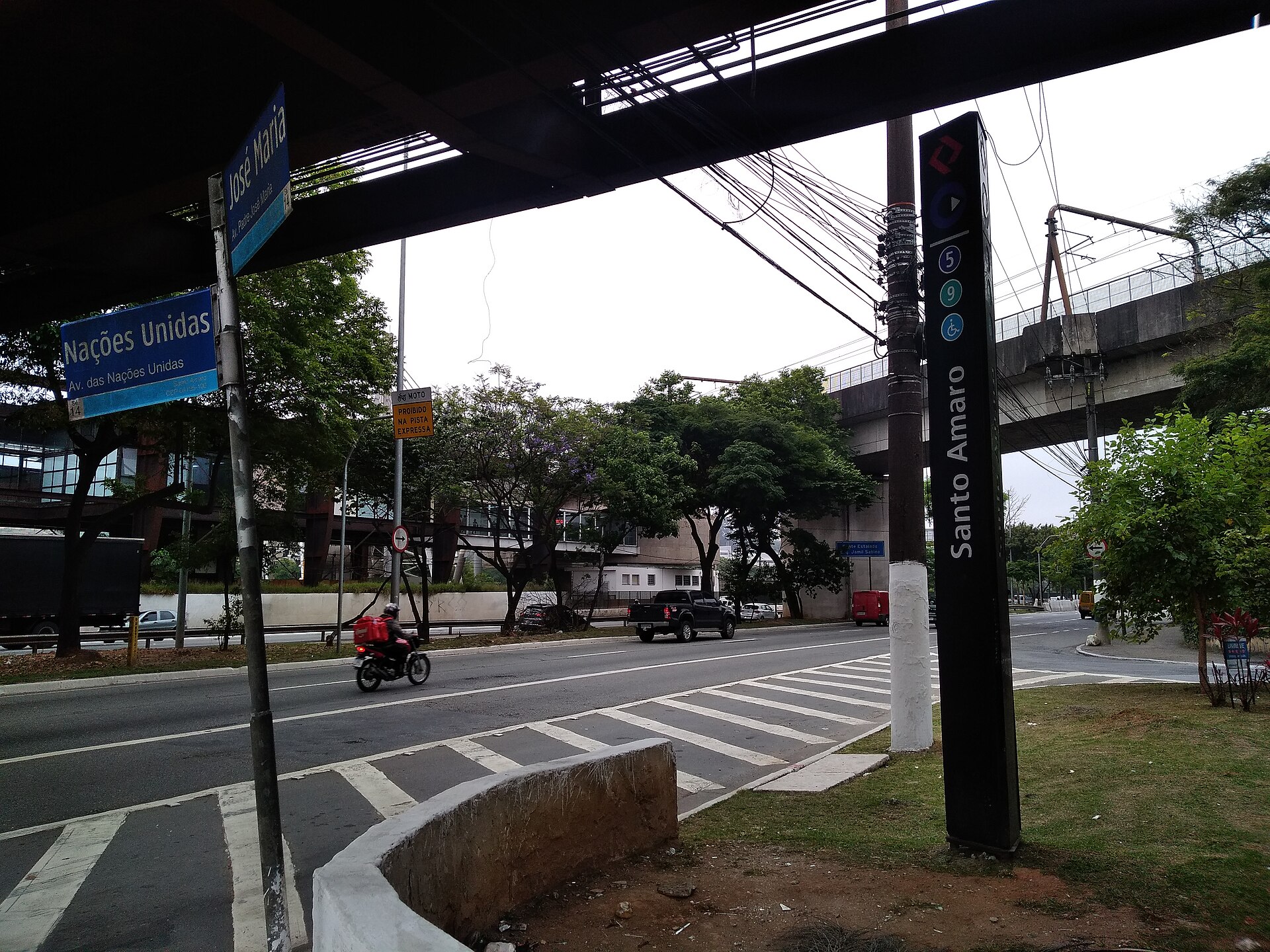 Santo Amaro station in São Paulo, starting point of the city's newest free guided walk