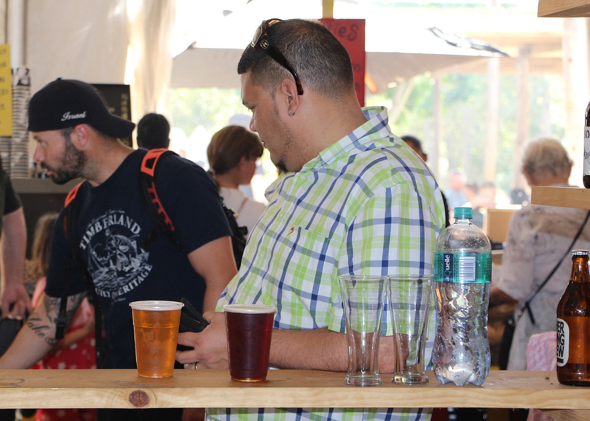 Craft beer glasses, the centerpiece of Mendoza's Southern Beer Festival in General Alvear