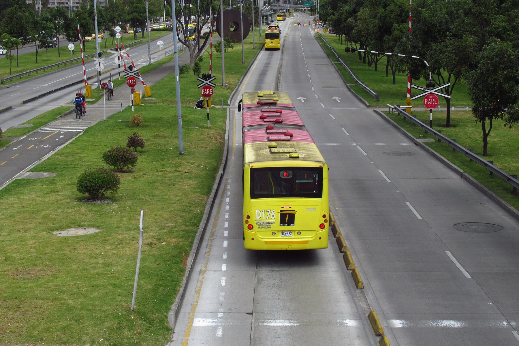 Cyclists on Bogotá's ciclovía — the city's free Wellness Week offers 100+ activities from August 29