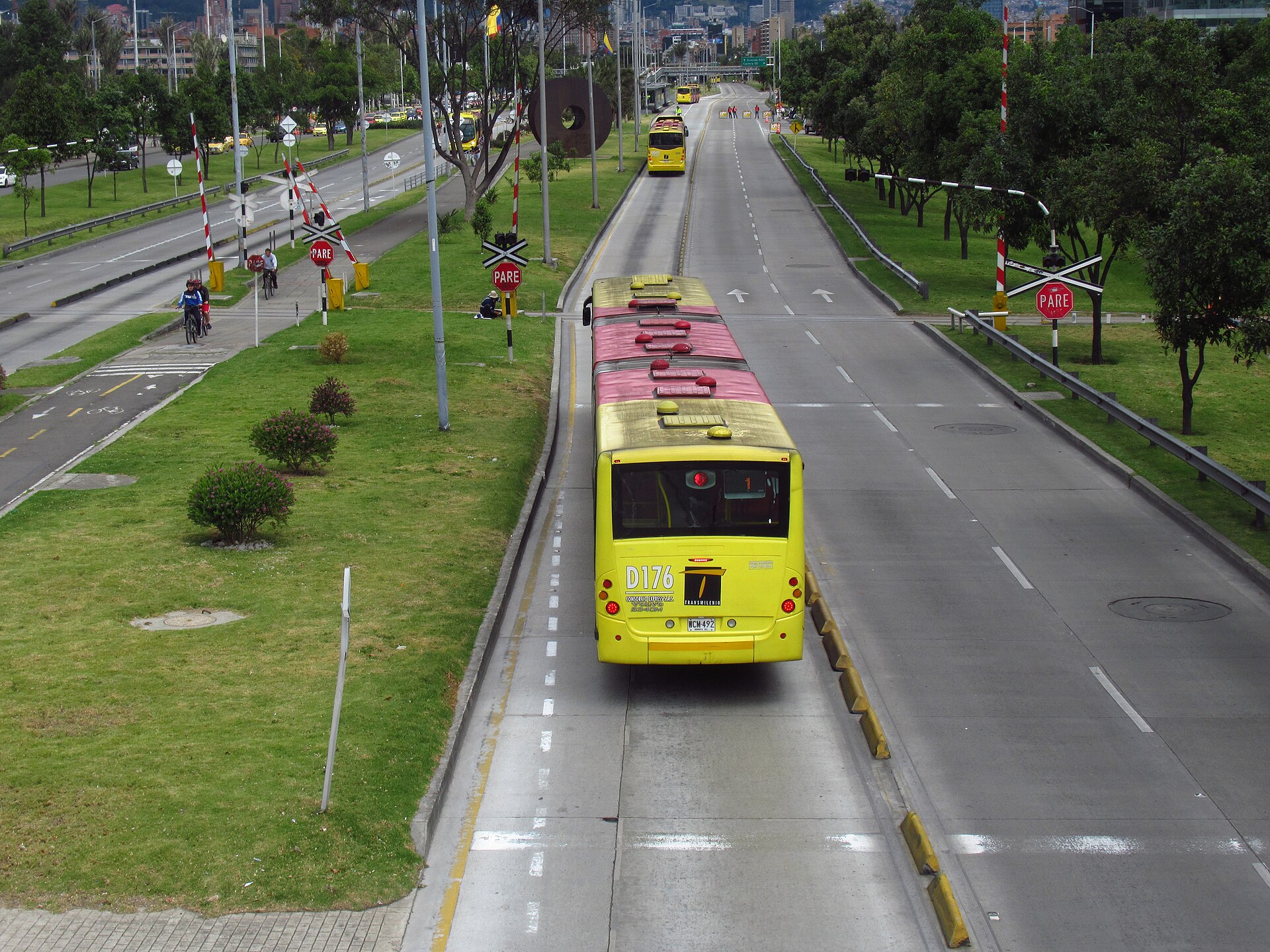 Cyclists on Bogotá's ciclovía — the city's free Wellness Week offers 100+ activities from August 29