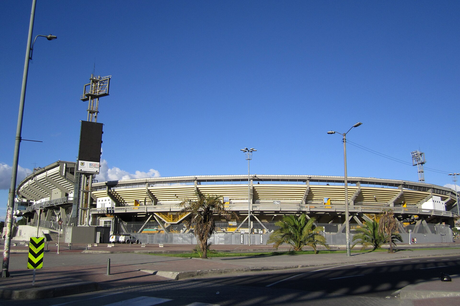 Estadio Nemesio Camacho El Campín in Bogotá, venue of the Festival de la Solidaridad weekend