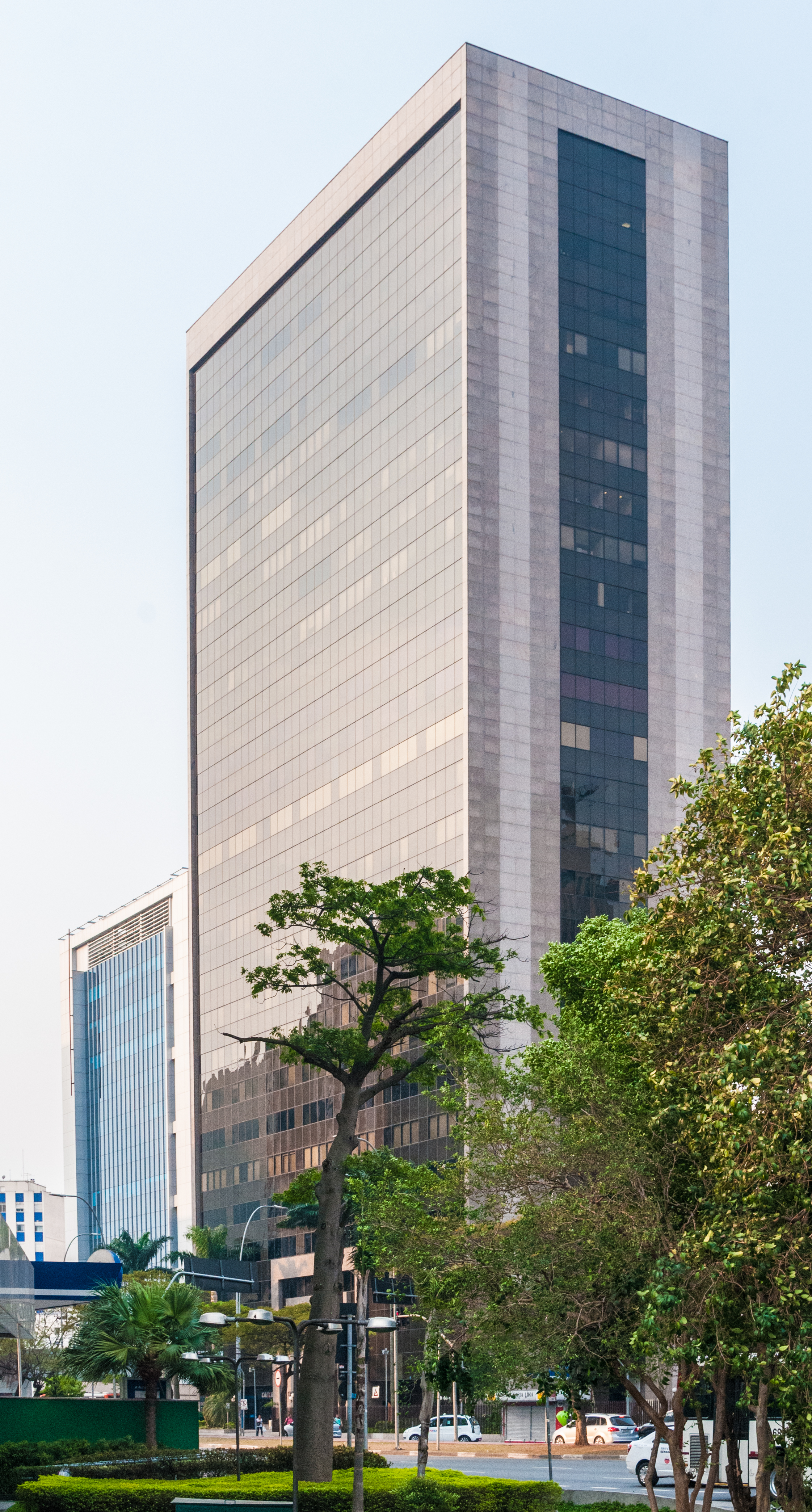 Office towers on Faria Lima Avenue, São Paulo, home to banks like BTG Pactual