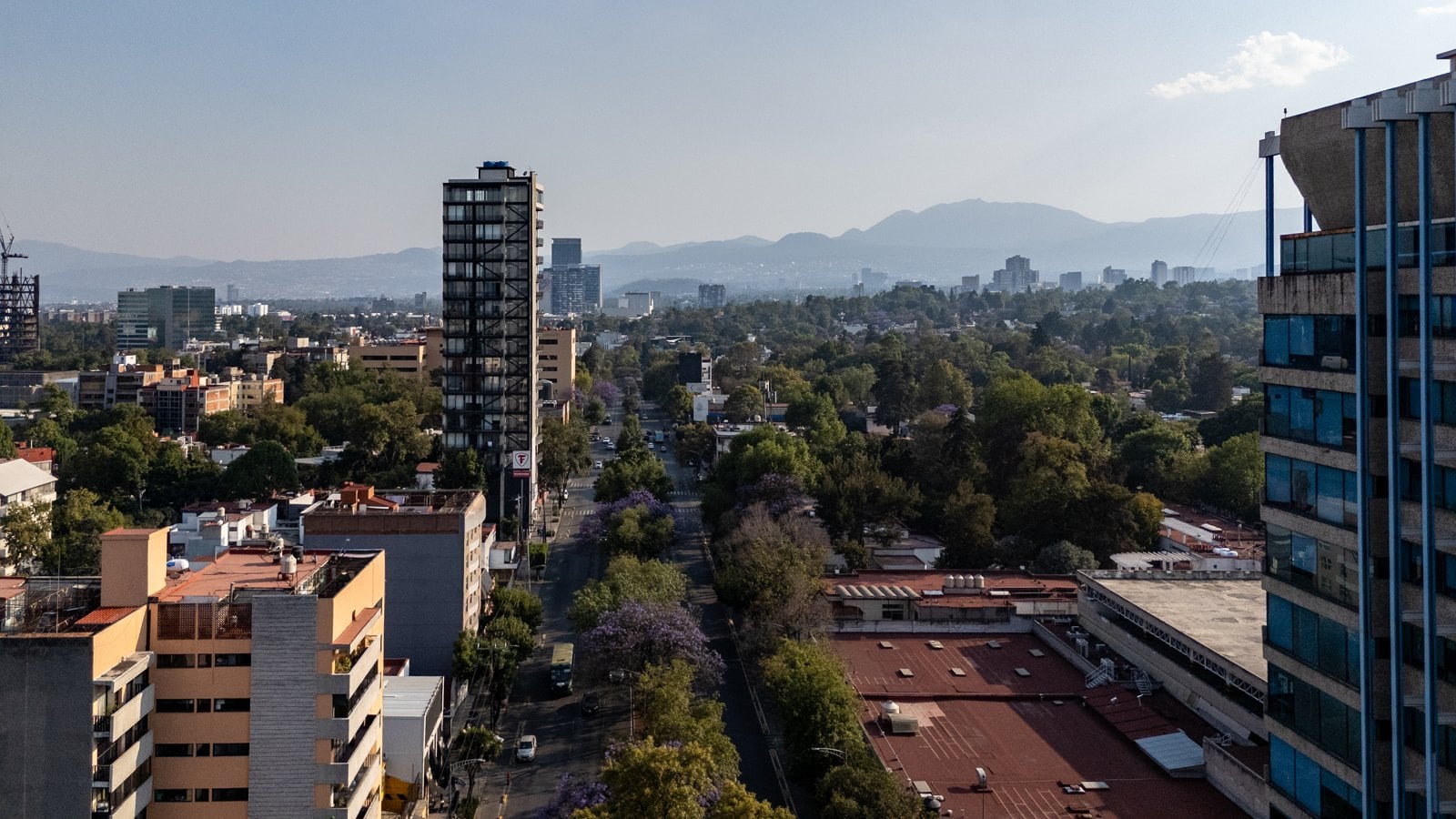 An office tower in Mexico City.