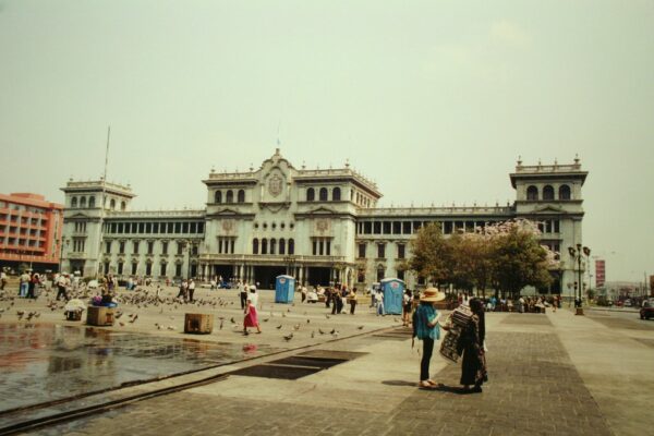National Palace of Culture on Plaza de la Constitucion in Guatemala City