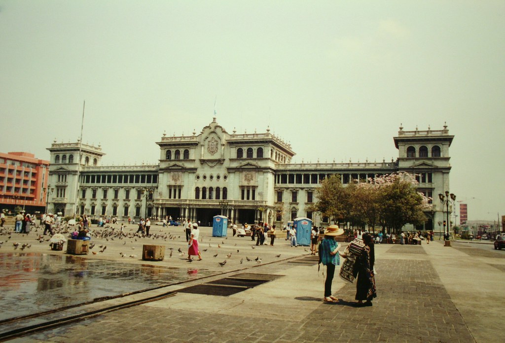 Guatemala City's National Palace of Culture fronting the Plaza de la Constitución