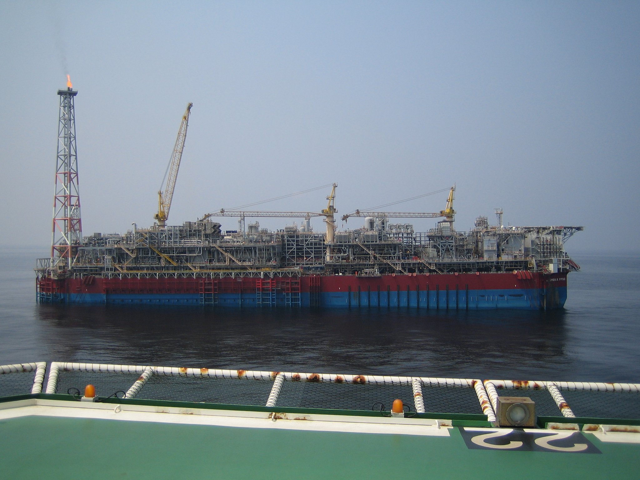 Woodside Sangomar — the FPSO Kizomba A producing offshore Angola, the same vessel type as Sangomar’s Léopold Sédar Senghor