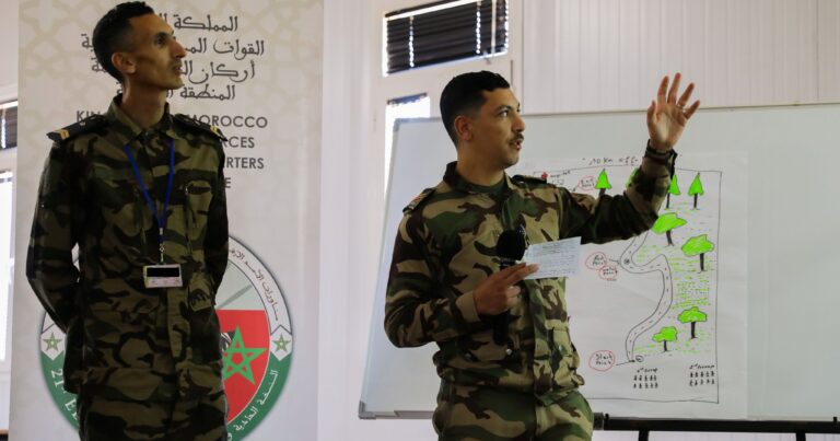 Royal Moroccan Armed Forces NCO development workshop, African Lion 2025, Agadir - US Army photo