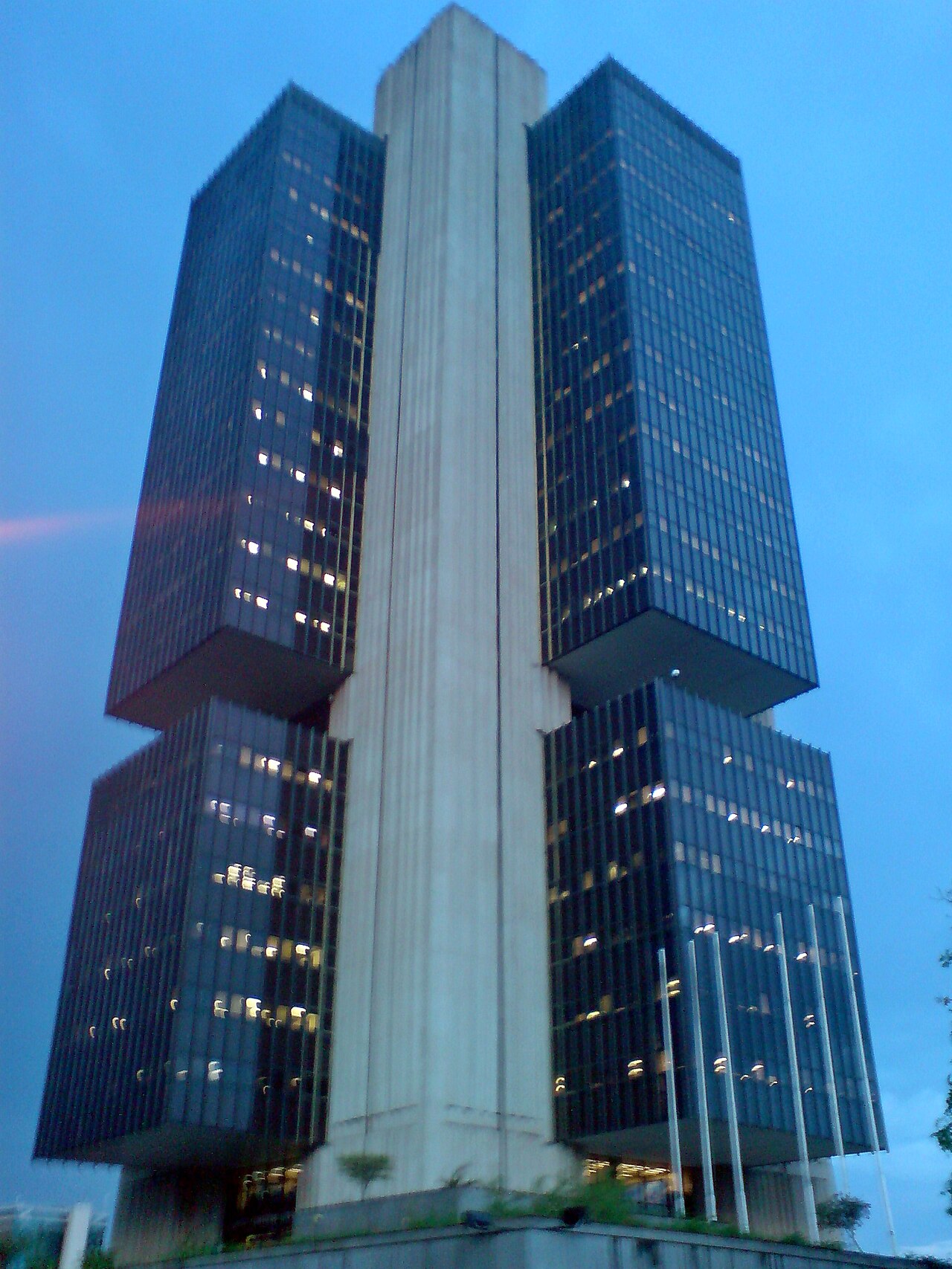 Central Bank of Brazil headquarters in Brasilia