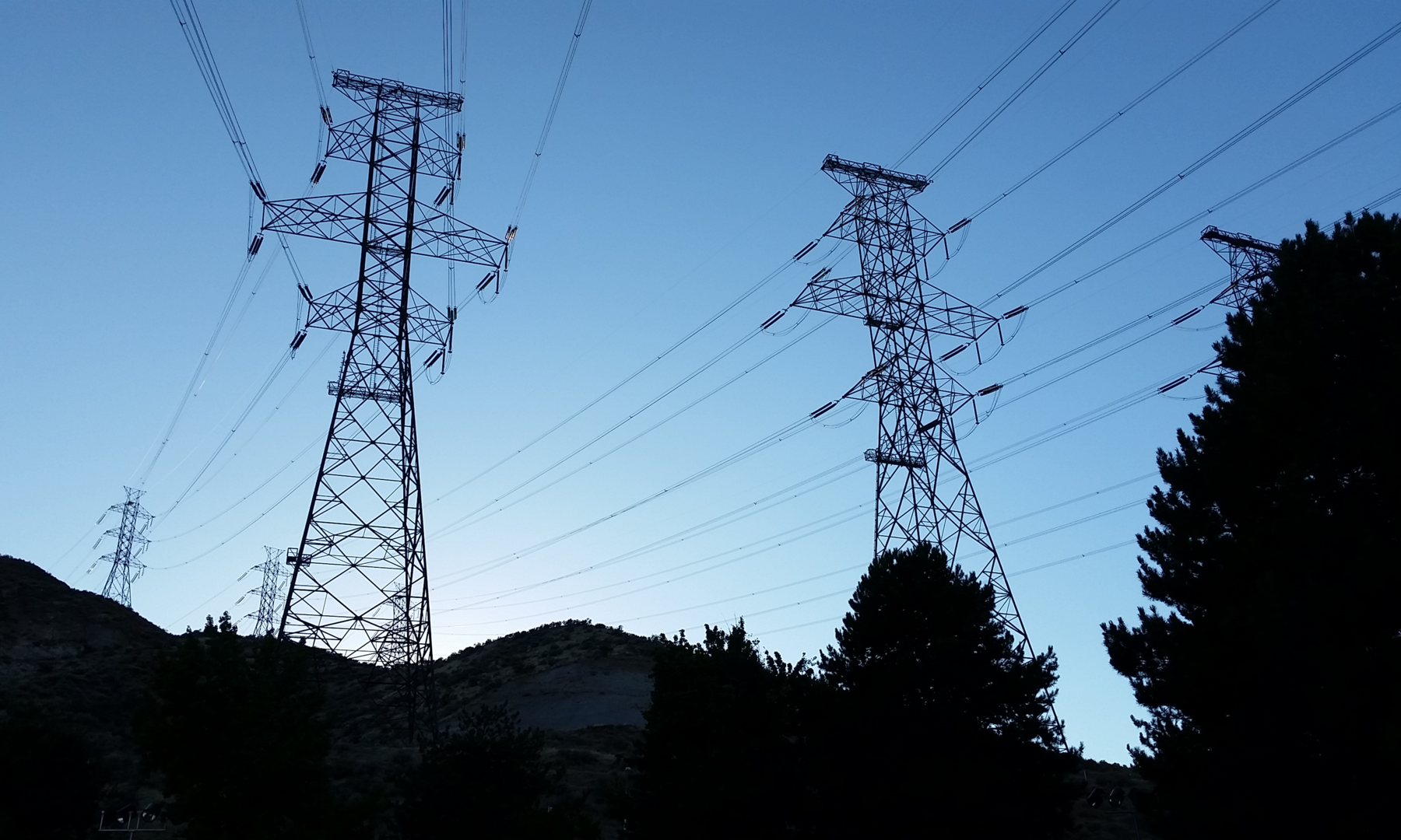 High-voltage transmission towers, the core business of ISA