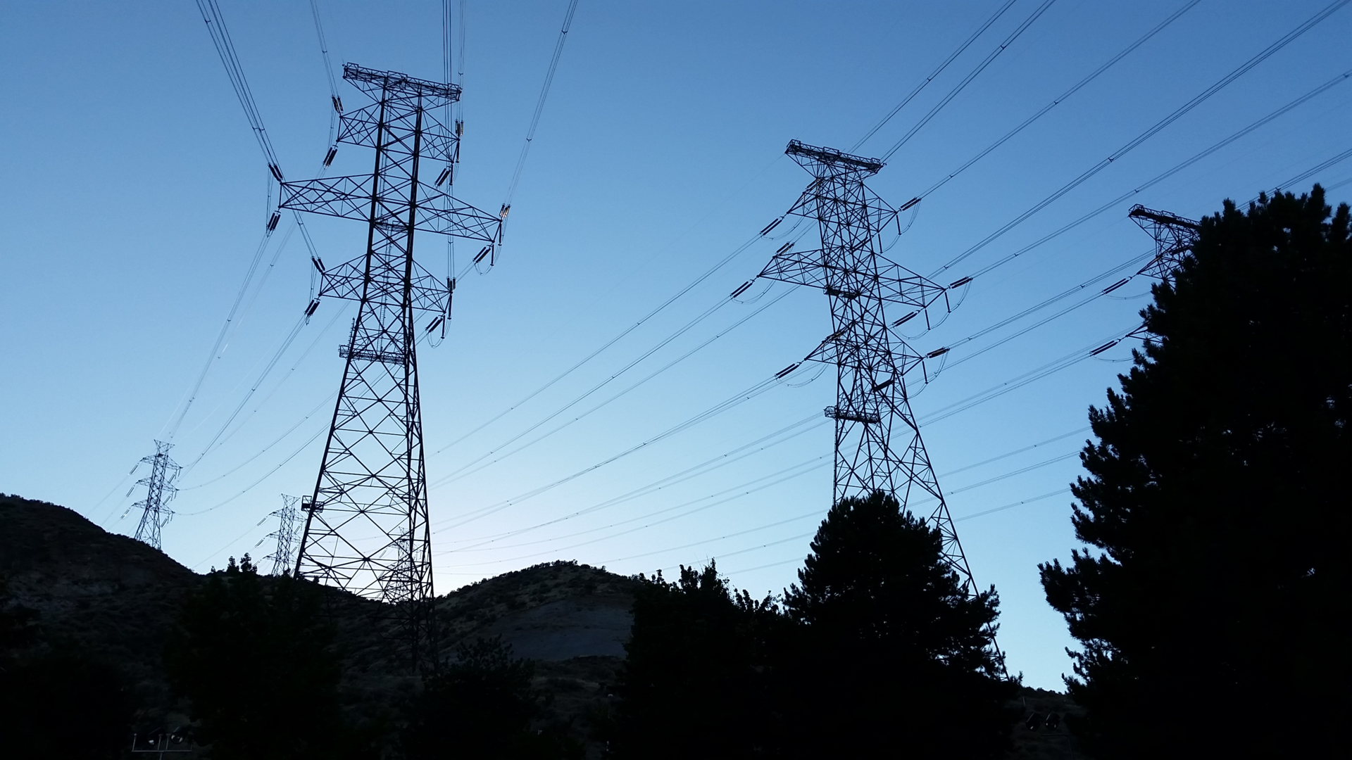 High-voltage transmission towers, the core business of ISA