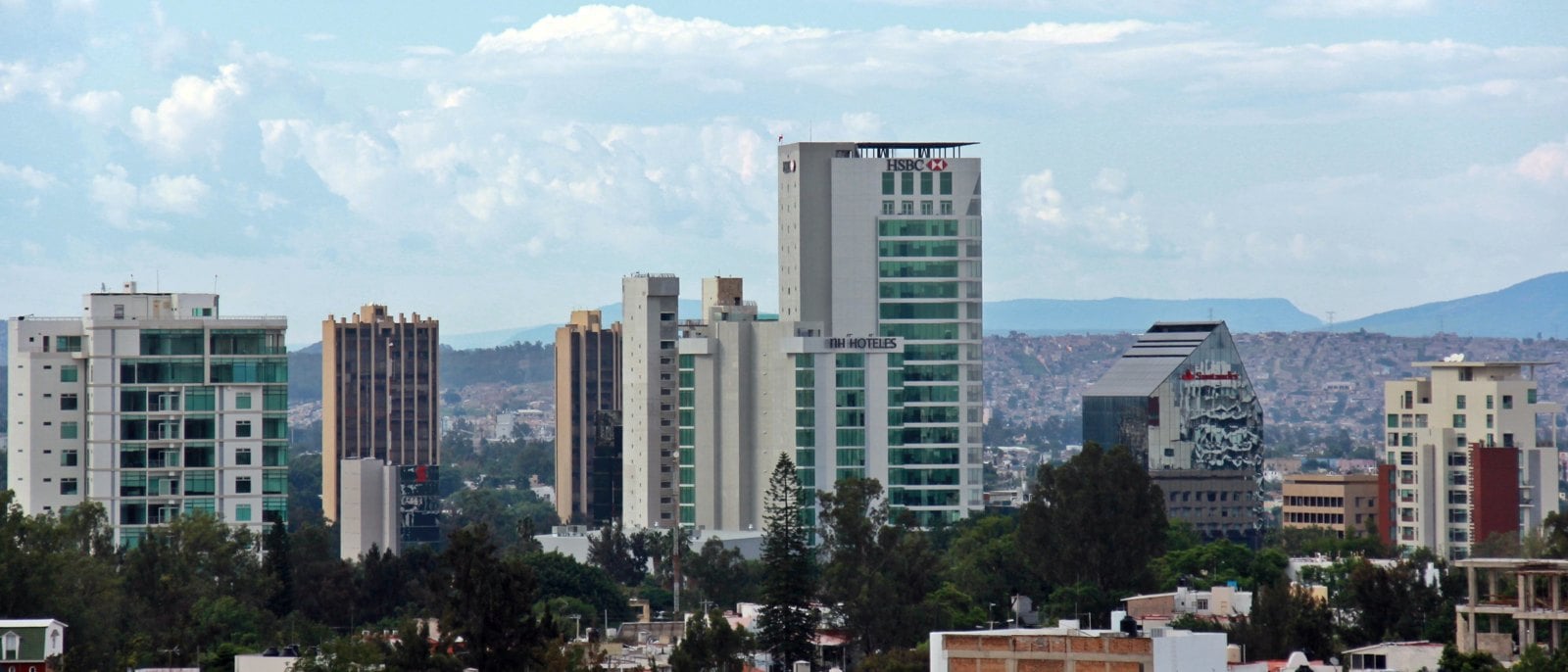 The skyline of Guadalajara, Jalisco.