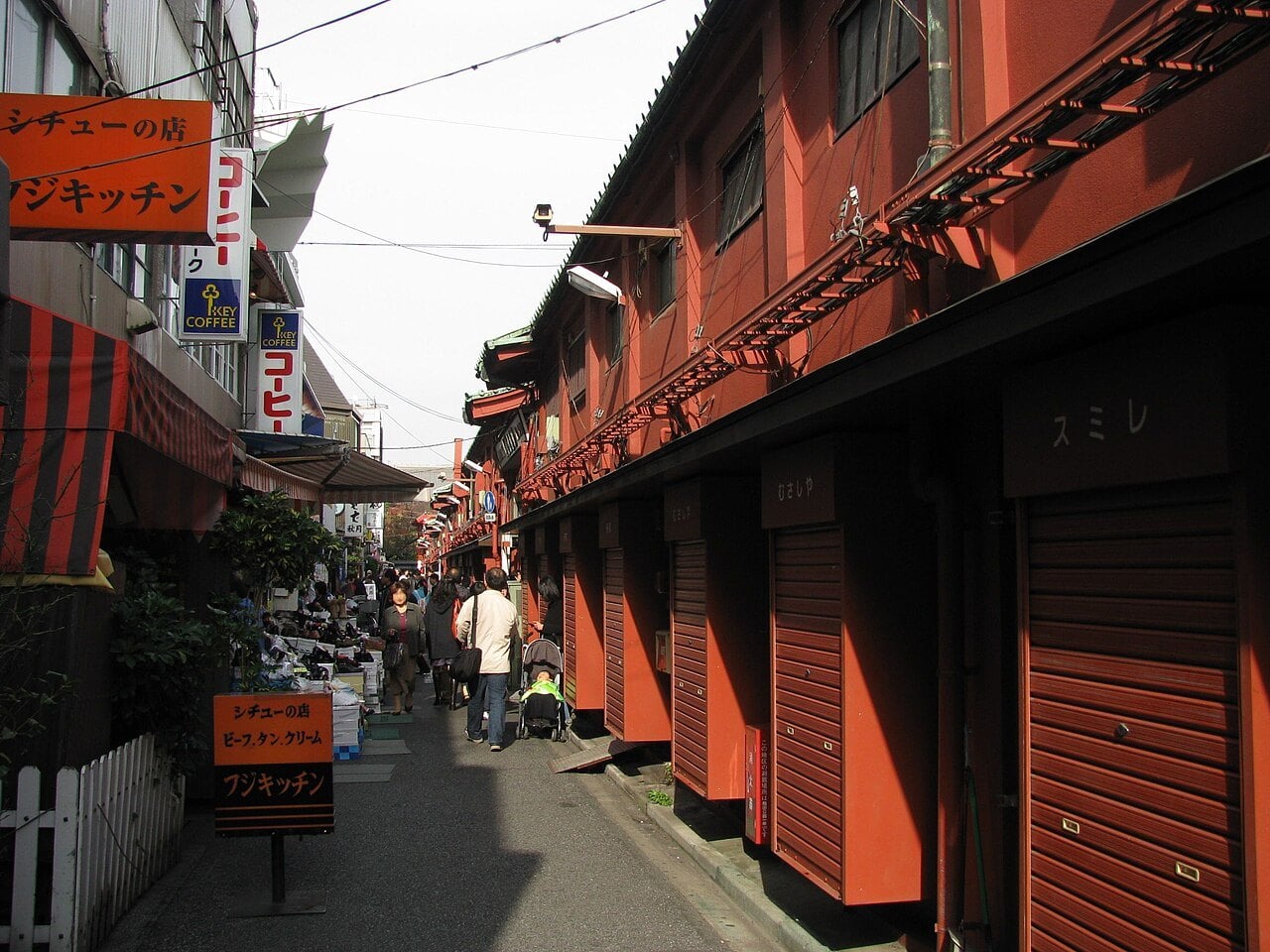 A shopping street in Tokyo, where core inflation rose to 1.8 per cent in July