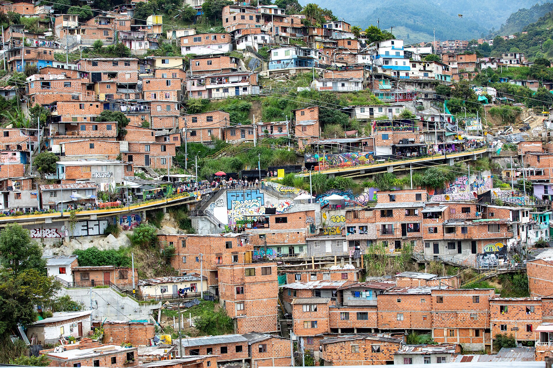 View over Medellín, Colombia, whose mayor took a corruption dossier to the FBI