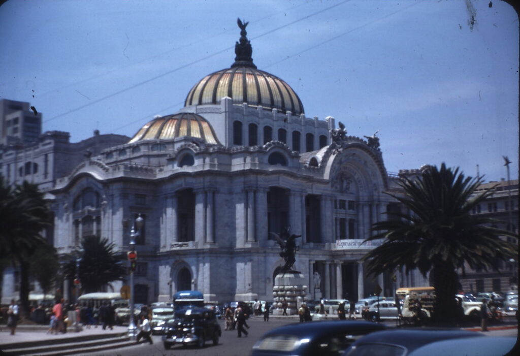 The Palacio de Bellas Artes in Mexico City