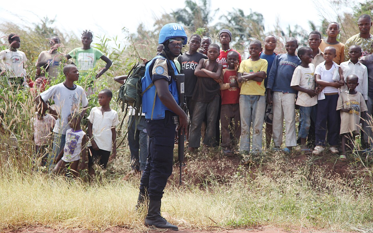 United Nations peacekeepers in the Democratic Republic of Congo, where the first ceasefire inspection takes place today