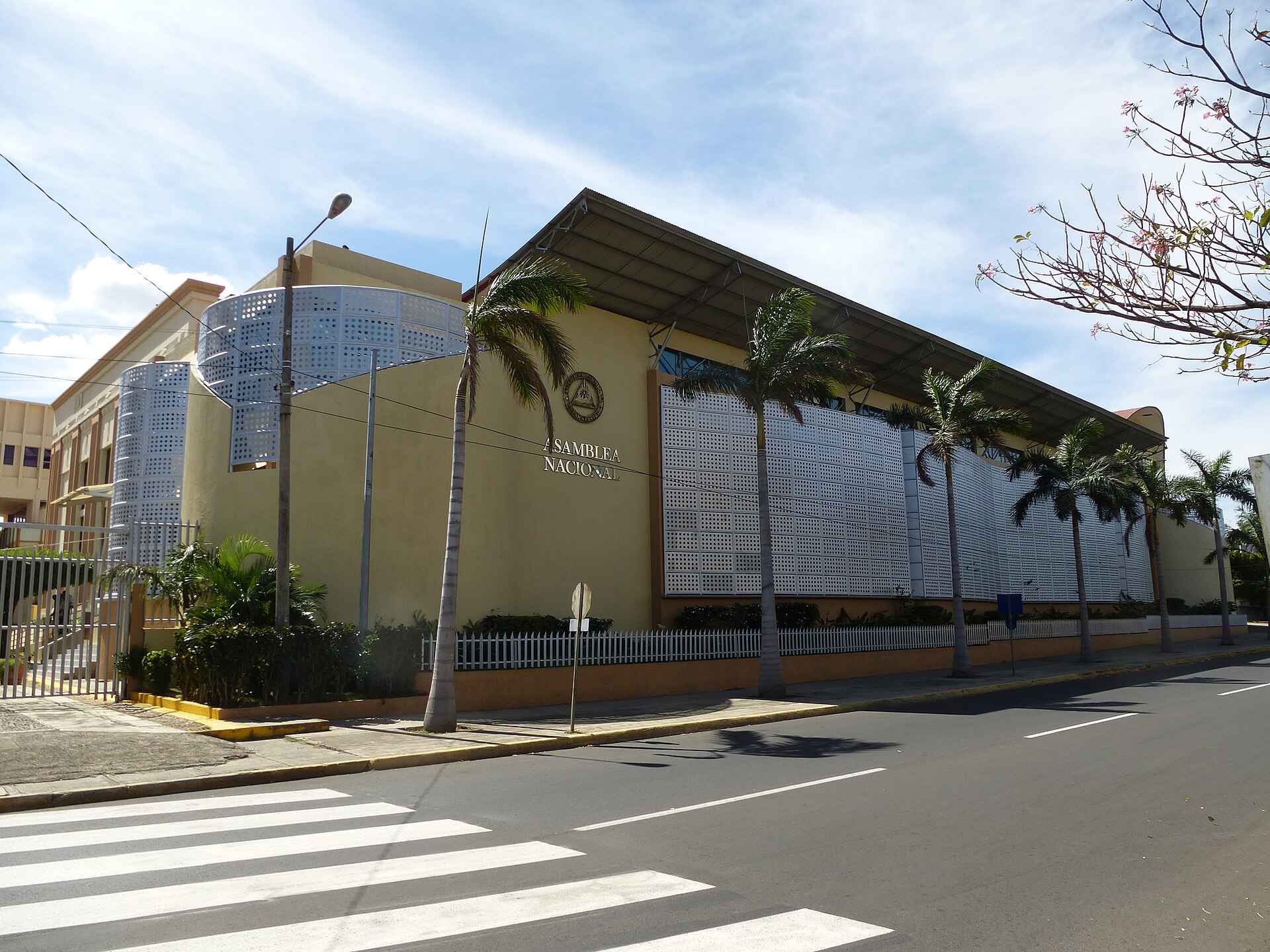 Nicaragua electoral reform &mdash; the National Assembly building in Managua