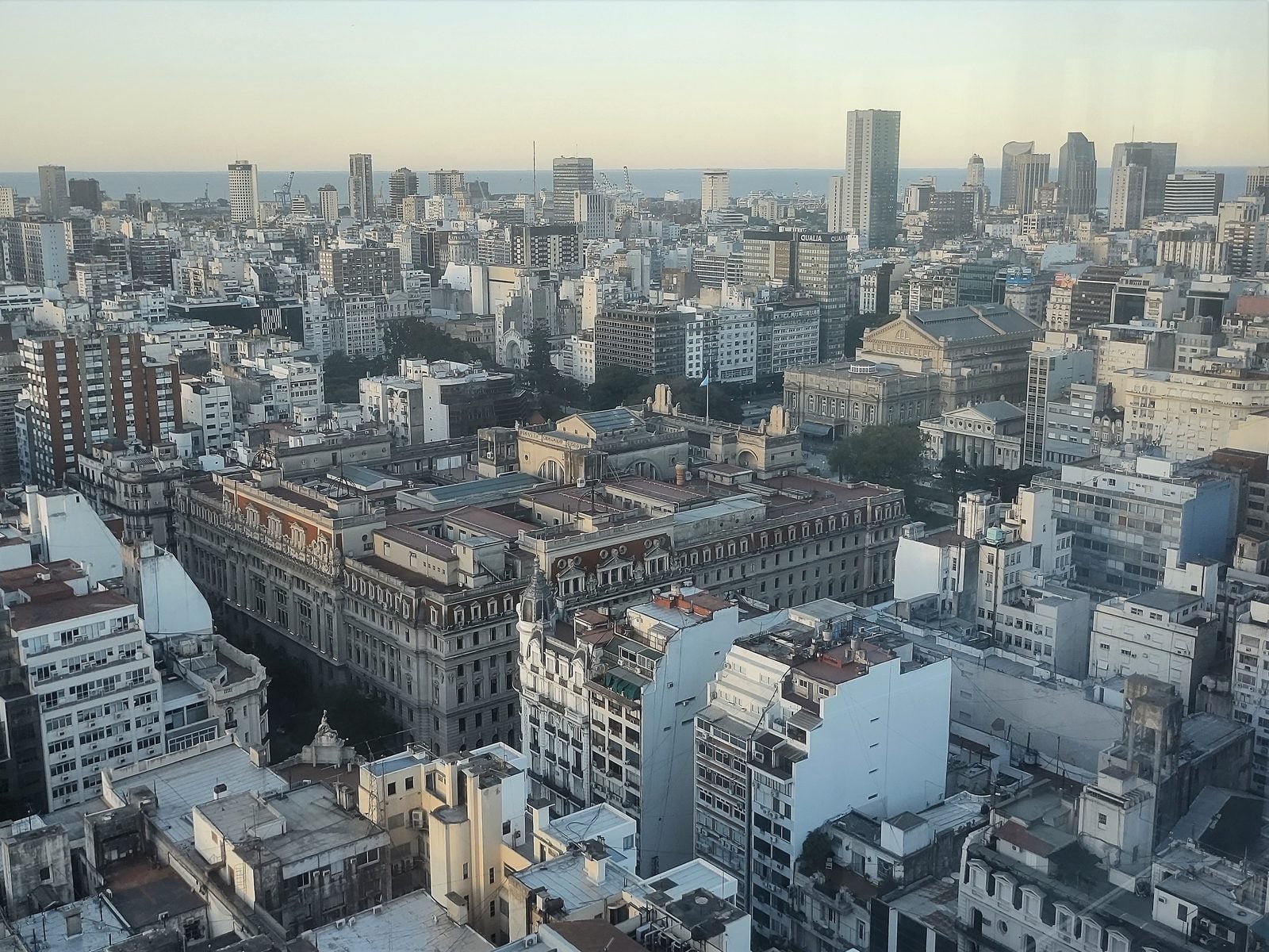 Aerial view of the Palace of Justice in Buenos Aires, seat of Argentina’s federal courts