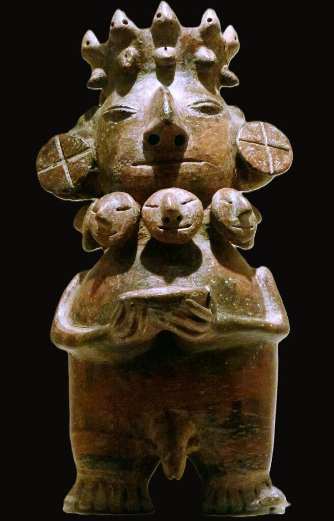 Ancient Peruvian ceramic vessels of the kind documented in the recovered manuscript