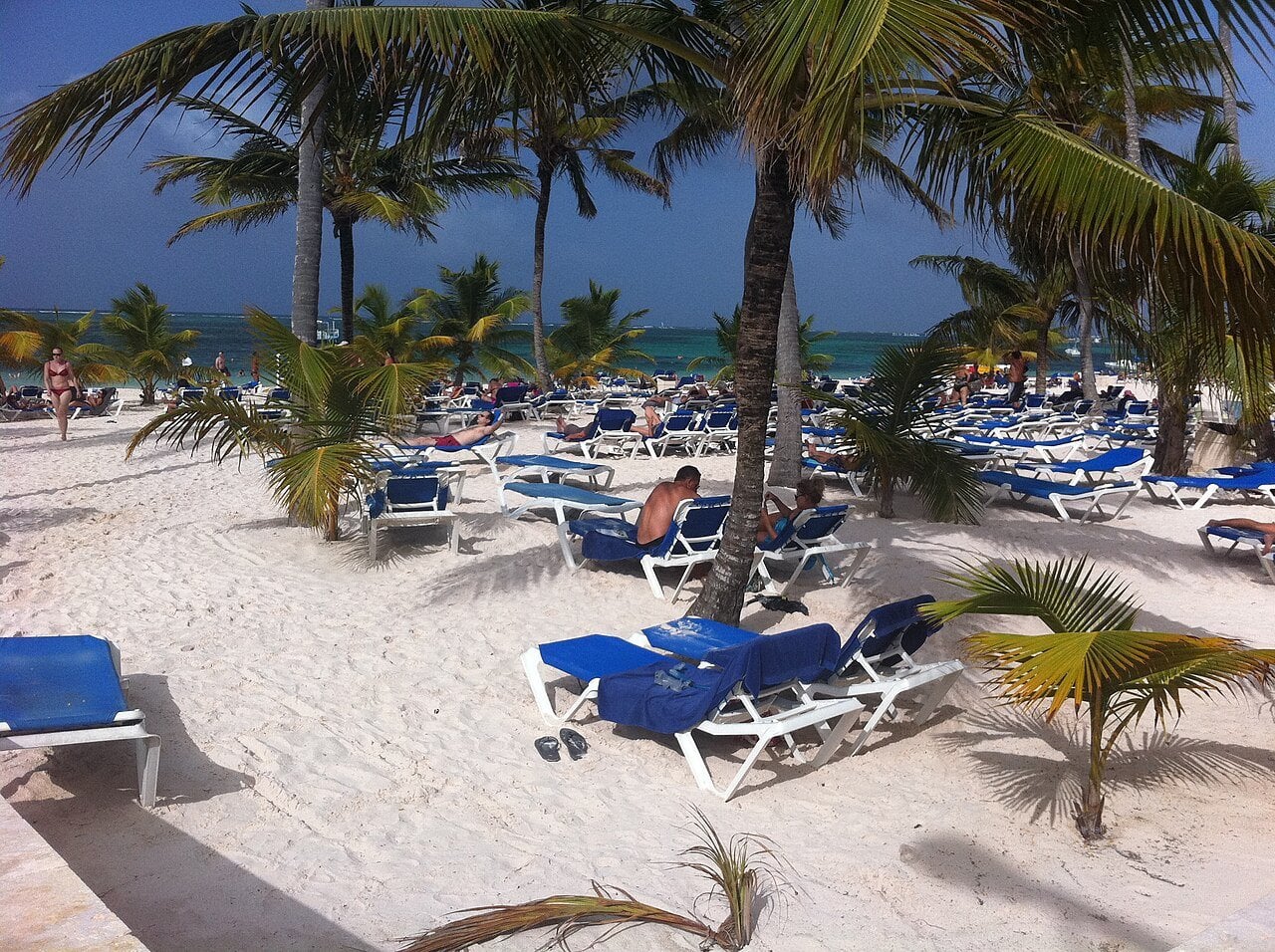 A Punta Cana beach, an engine of the Dominican Republic economy.
