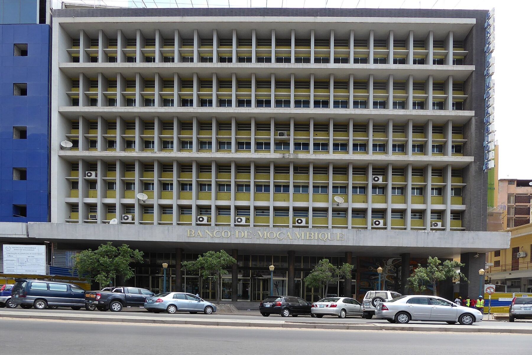 The Banco de Mocambique headquarters in Maputo, author of the Mozambique card payment limit