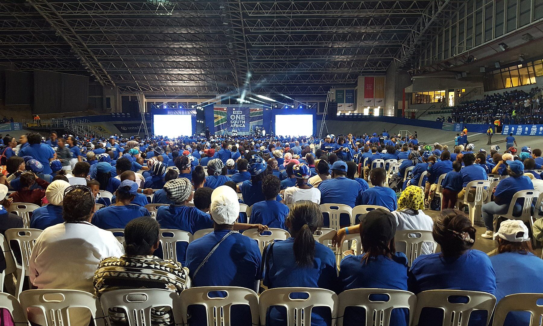 DA manifesto strategy - Democratic Alliance supporters at a manifesto launch rally in South Africa