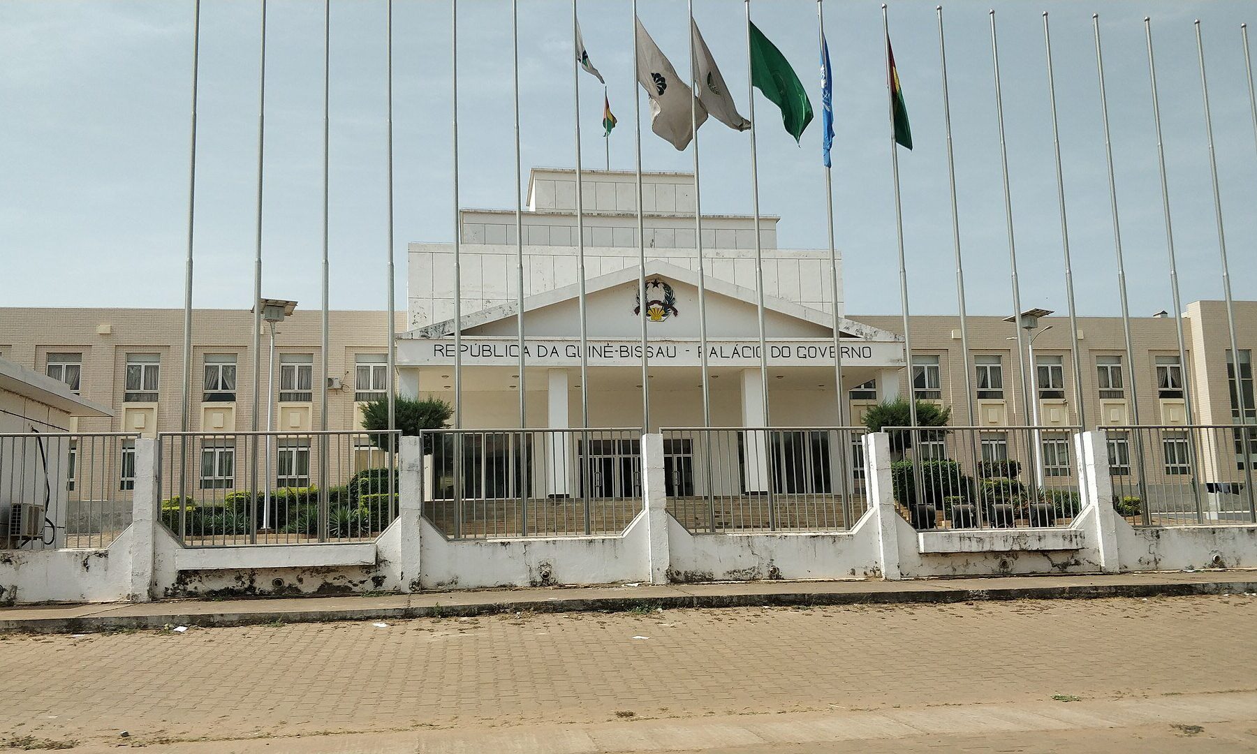 Guinea-Bissau referendum campaign - Government Palace in Bissau, seat of the executive
