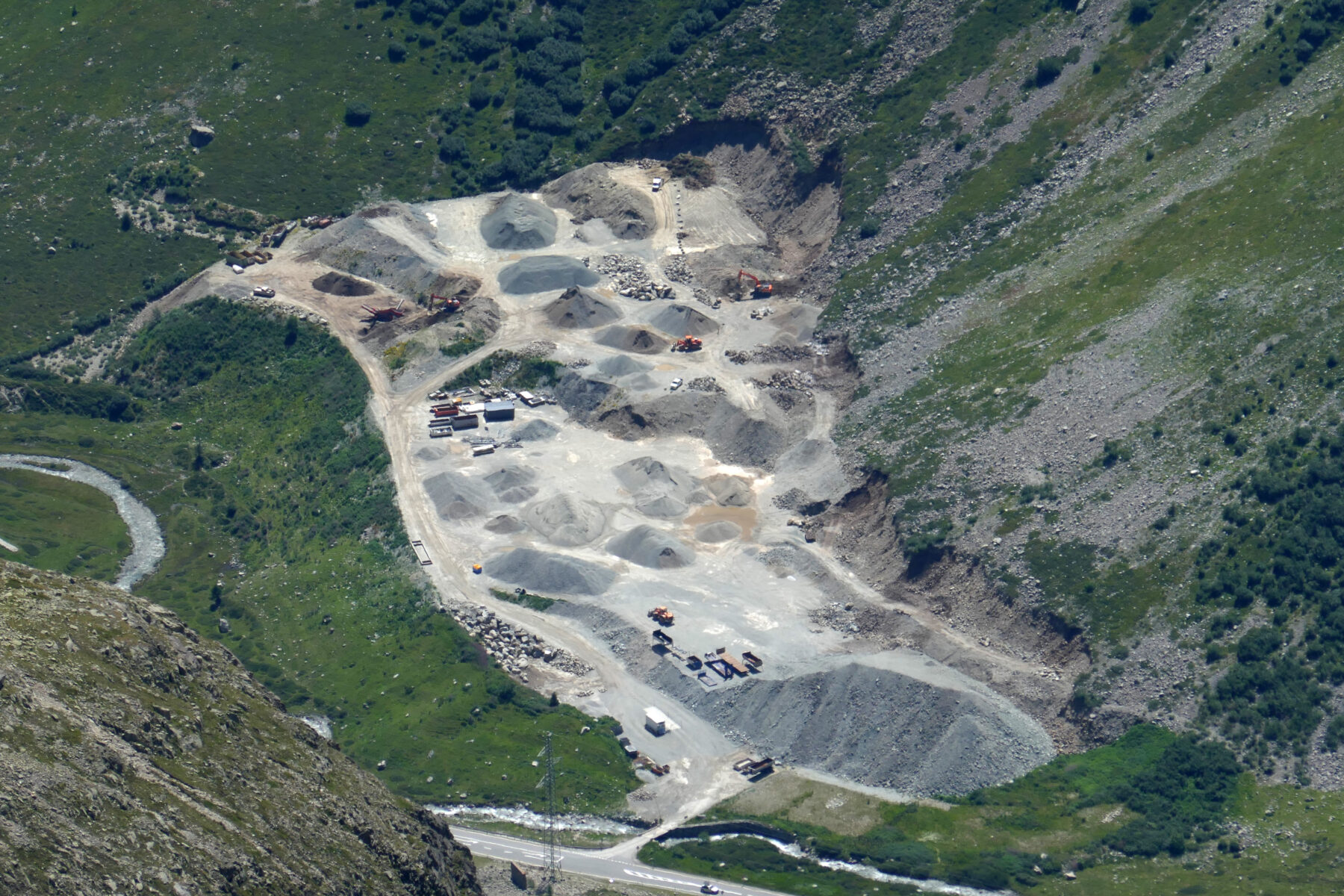 Ferrochrome — an open-pit surface mine
