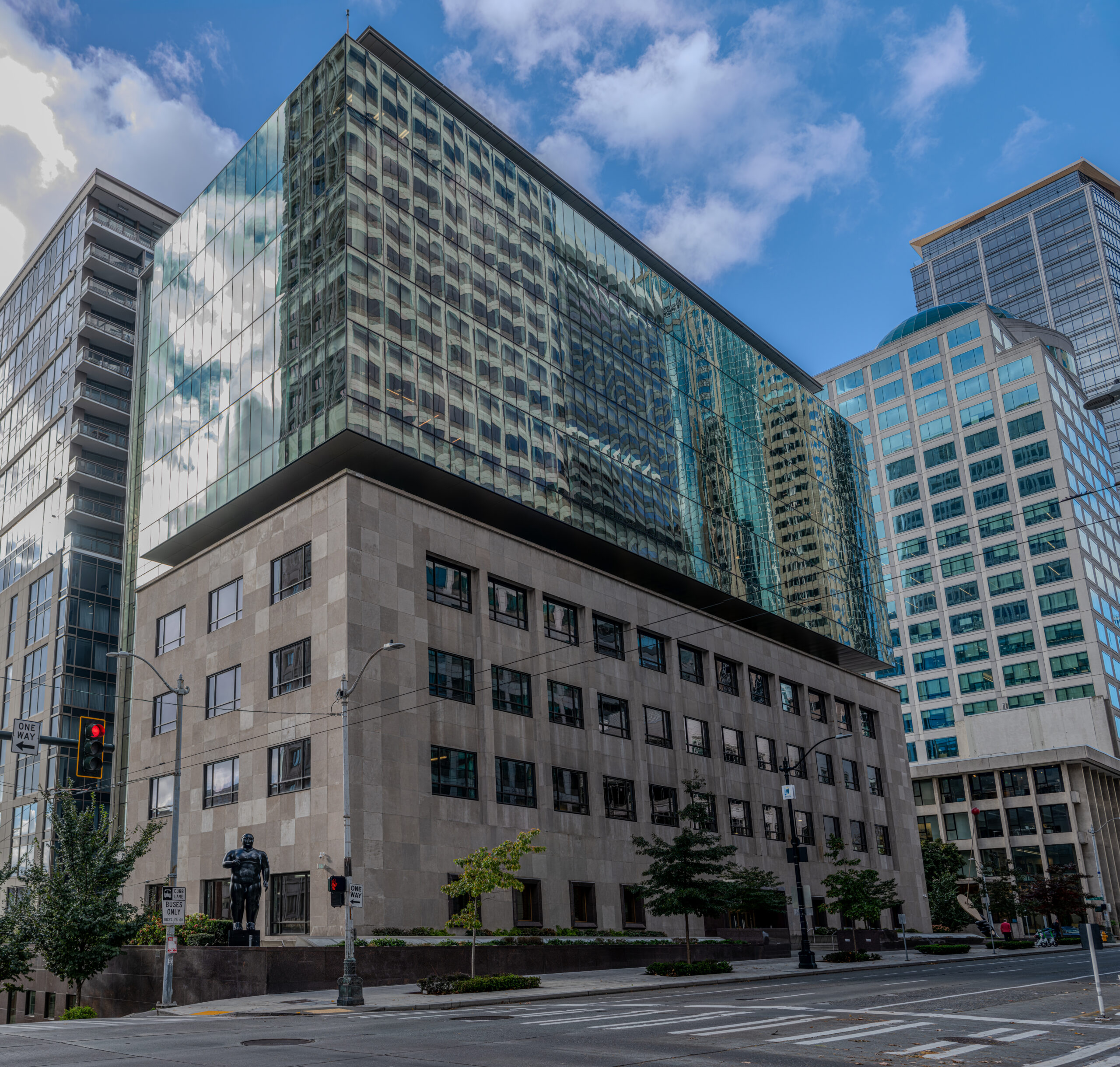 A Federal Reserve bank building