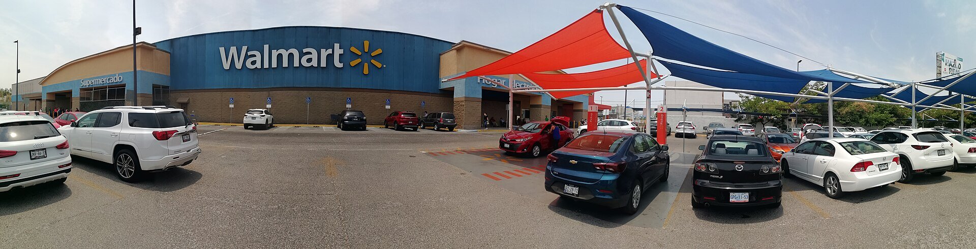 A Walmart de Mexico (Walmex) store, part of the retailer that also runs Sam's Club and Bodega Aurrera
