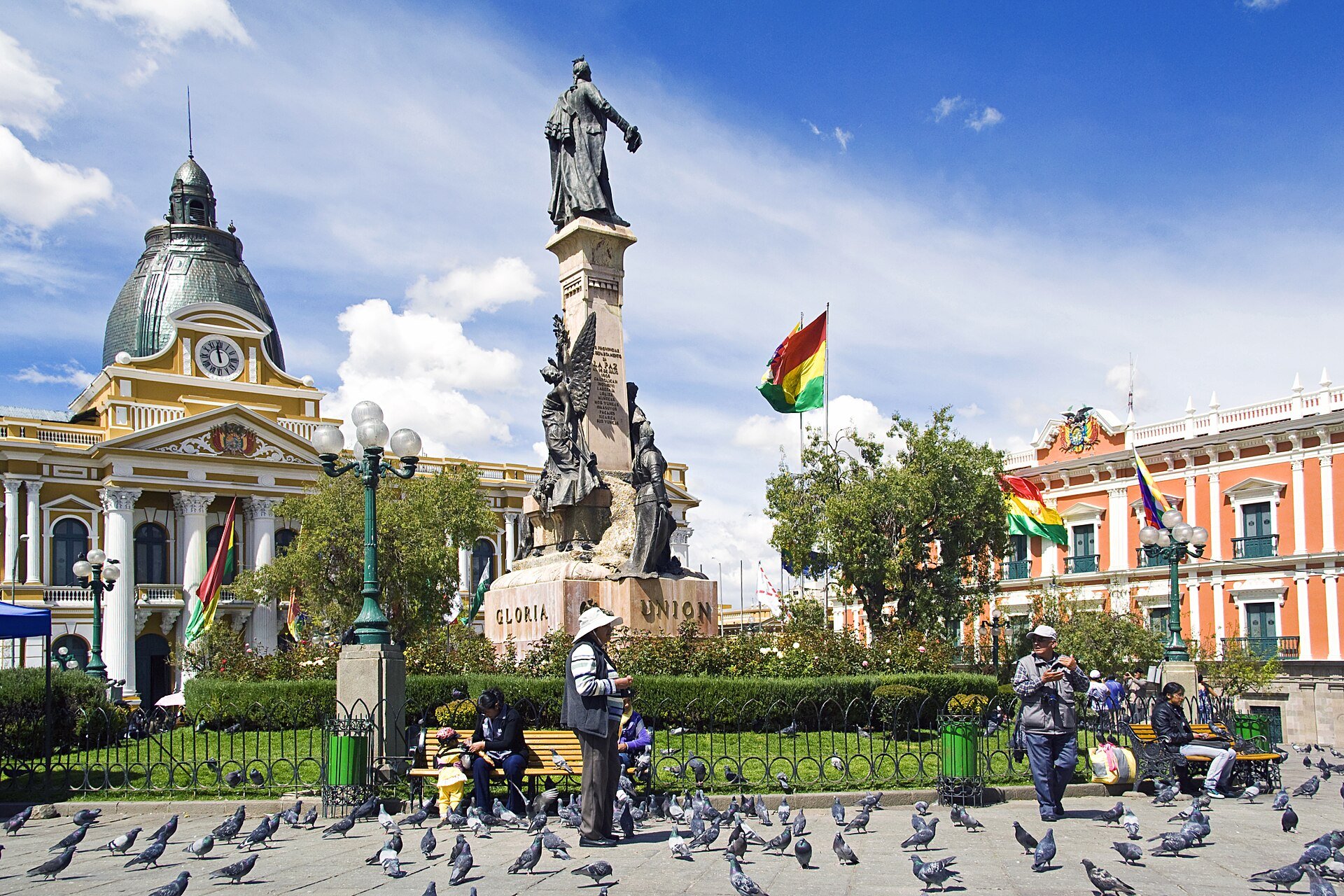 Bolivia constitutional reform - Plaza Murillo, the political heart of La Paz