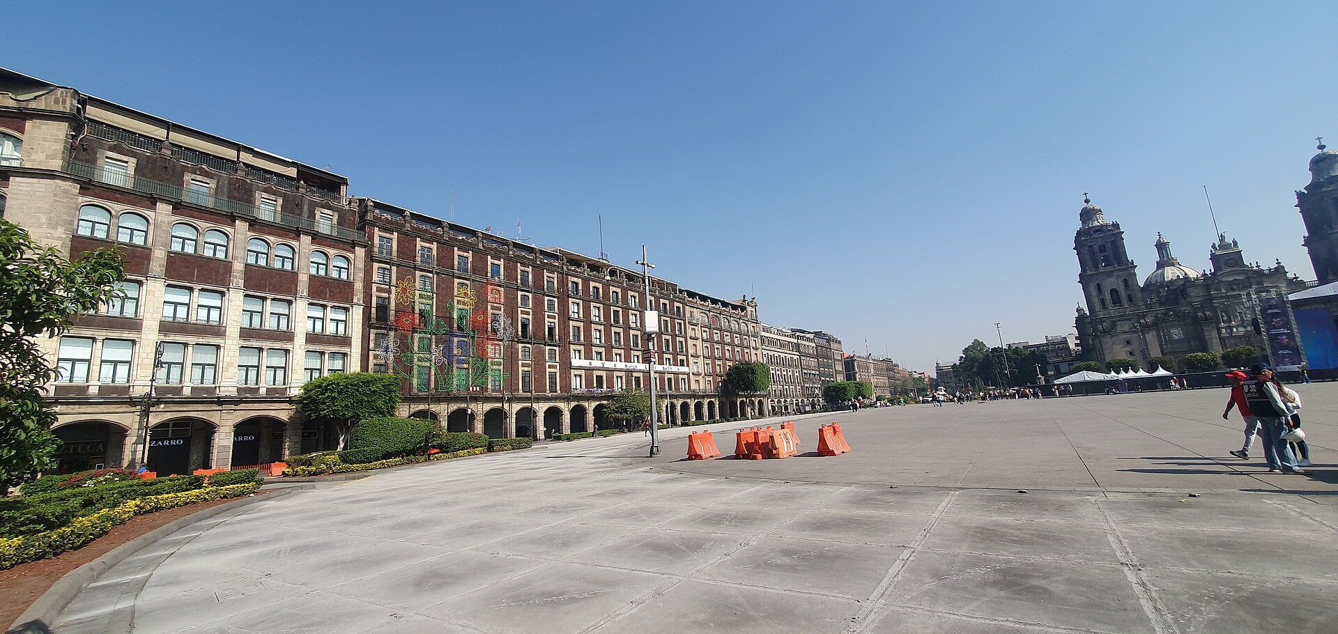Mexico City - the Zocalo, the main square in the historic centre