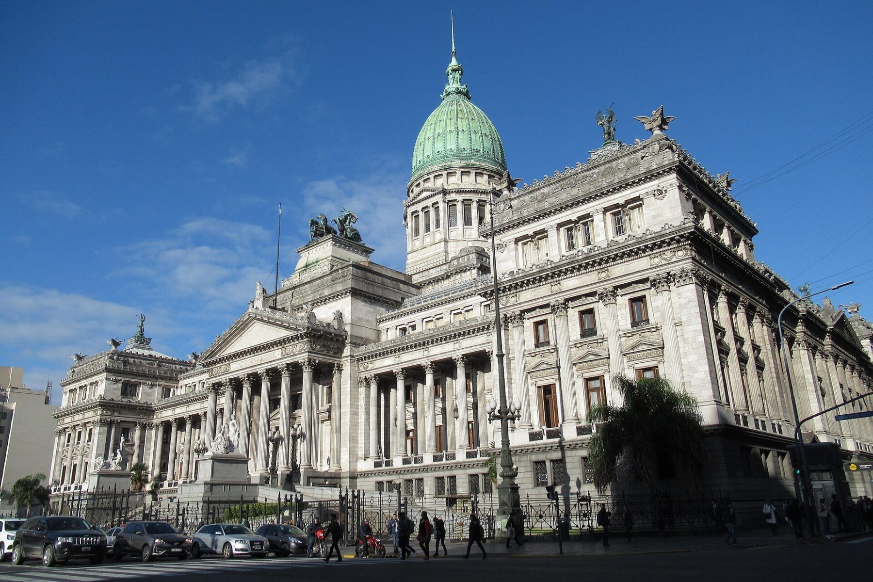 central bank charter - the Congress building in Buenos Aires