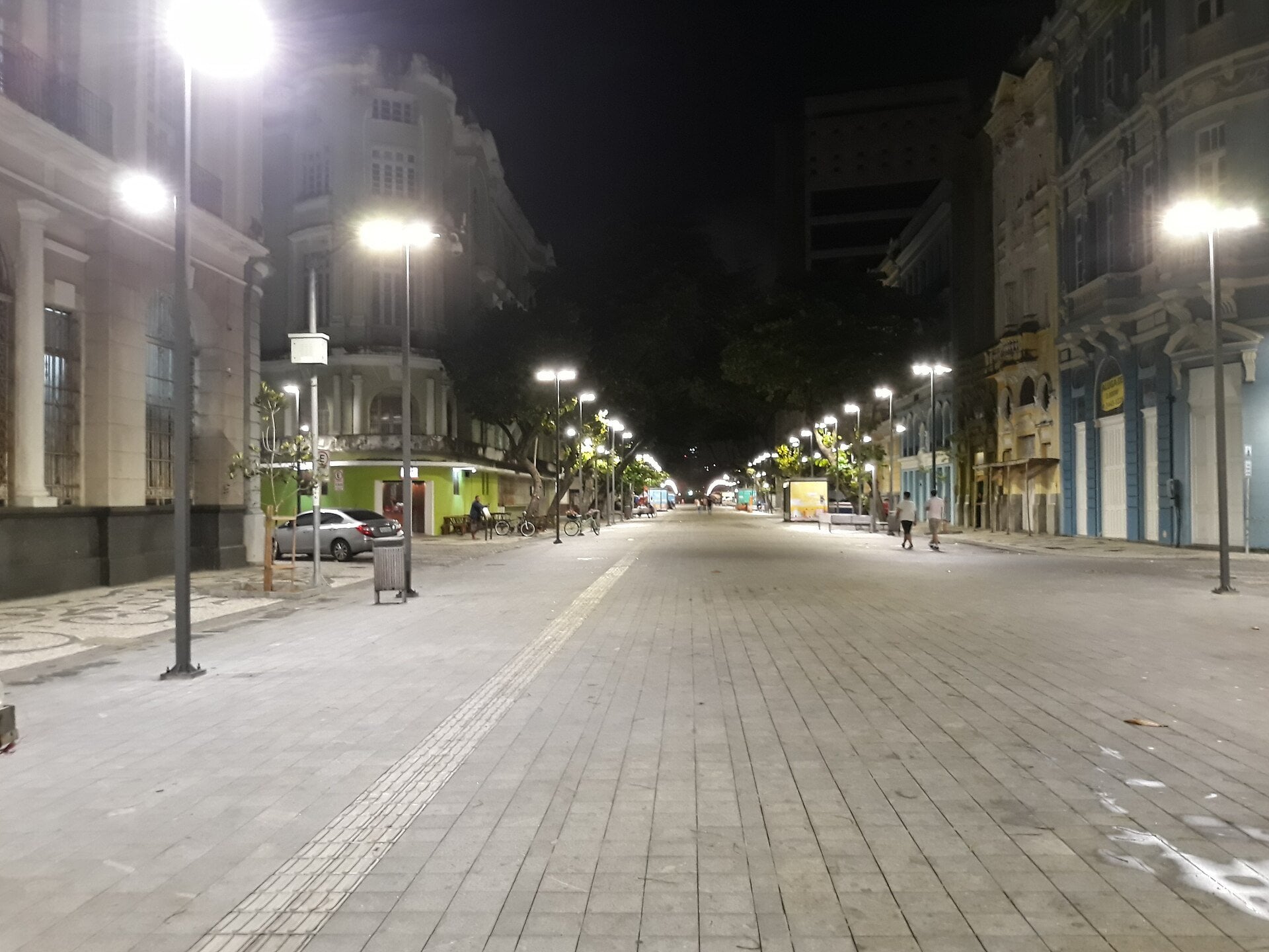 Recife this weekend - Avenida Rio Branco in the historic Bairro do Recife at night