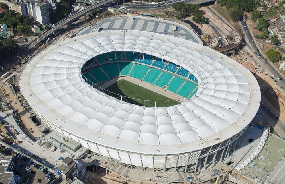 The Arena Fonte Nova in Salvador, venue for Maroon 5 in Salvador