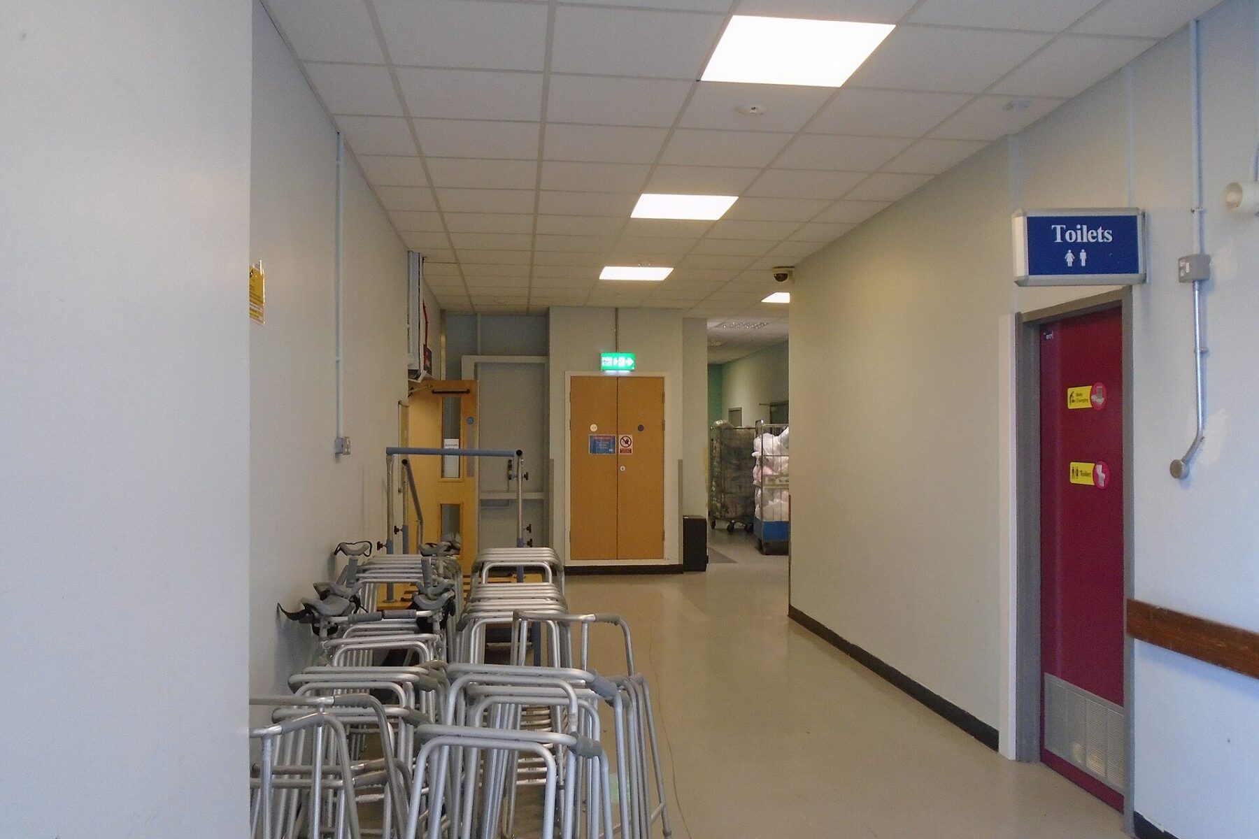 A hospital corridor illustrating Rede D'Or, Brazil's largest private hospital network