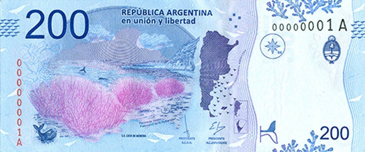Argentine 200 peso banknote, the cash at the centre of the blue dollar story