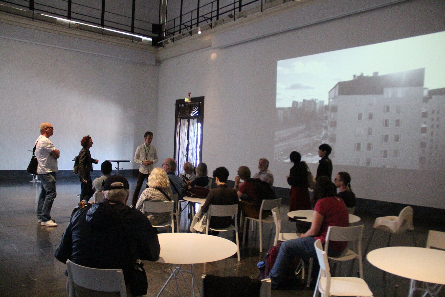 A photography exhibition space, the setting of Arte Foto Florianópolis