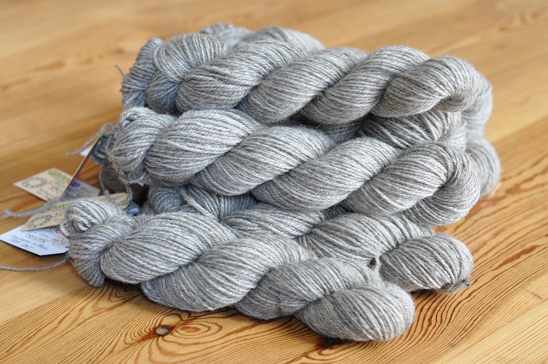 Uruguay wool prices - skeins of Corriedale wool